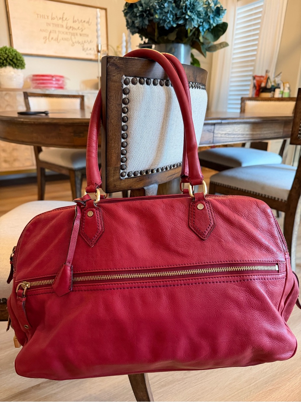 Cole Haan red weekender bag - Classic Women's Satchel